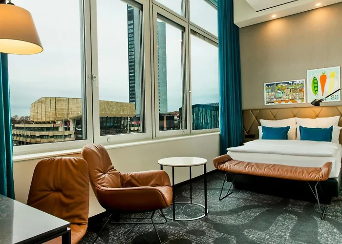 One Leipzig-post Отель Лейпциг